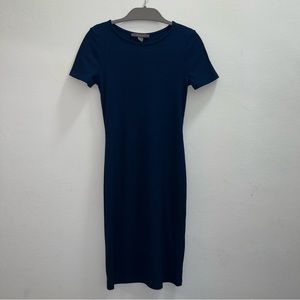 Casual cute navy blue dress